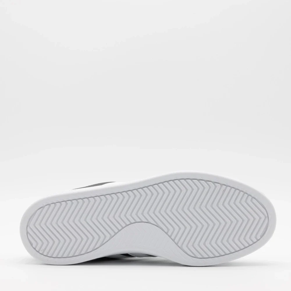 Adidas Men's Classic 3 Stripe Comfort Cushioned Grand Court 2.0 Shoes Black‎ 10